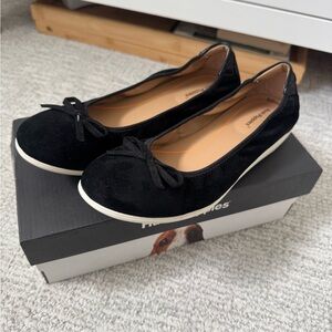 Hush Puppies Women's Black Ballet Flats Size 7
